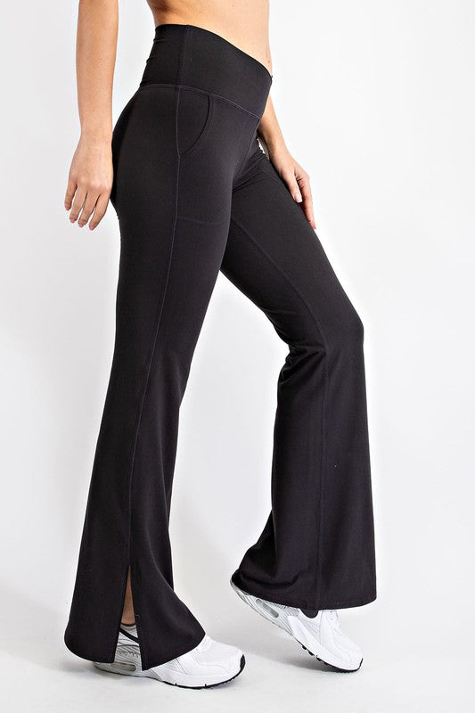 REM V Flared Yoga Pants with Pockets