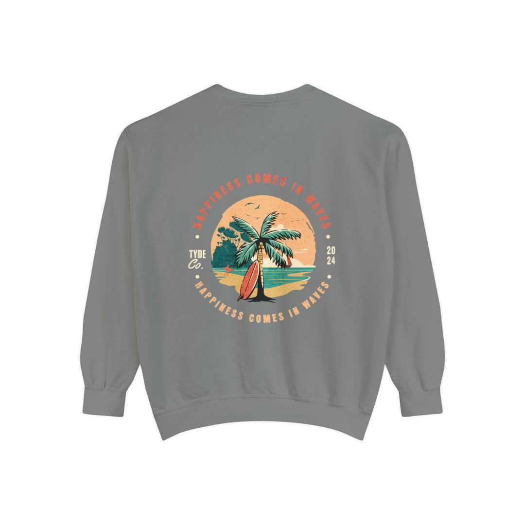 Happiness Comes in Waves Sweatshirt