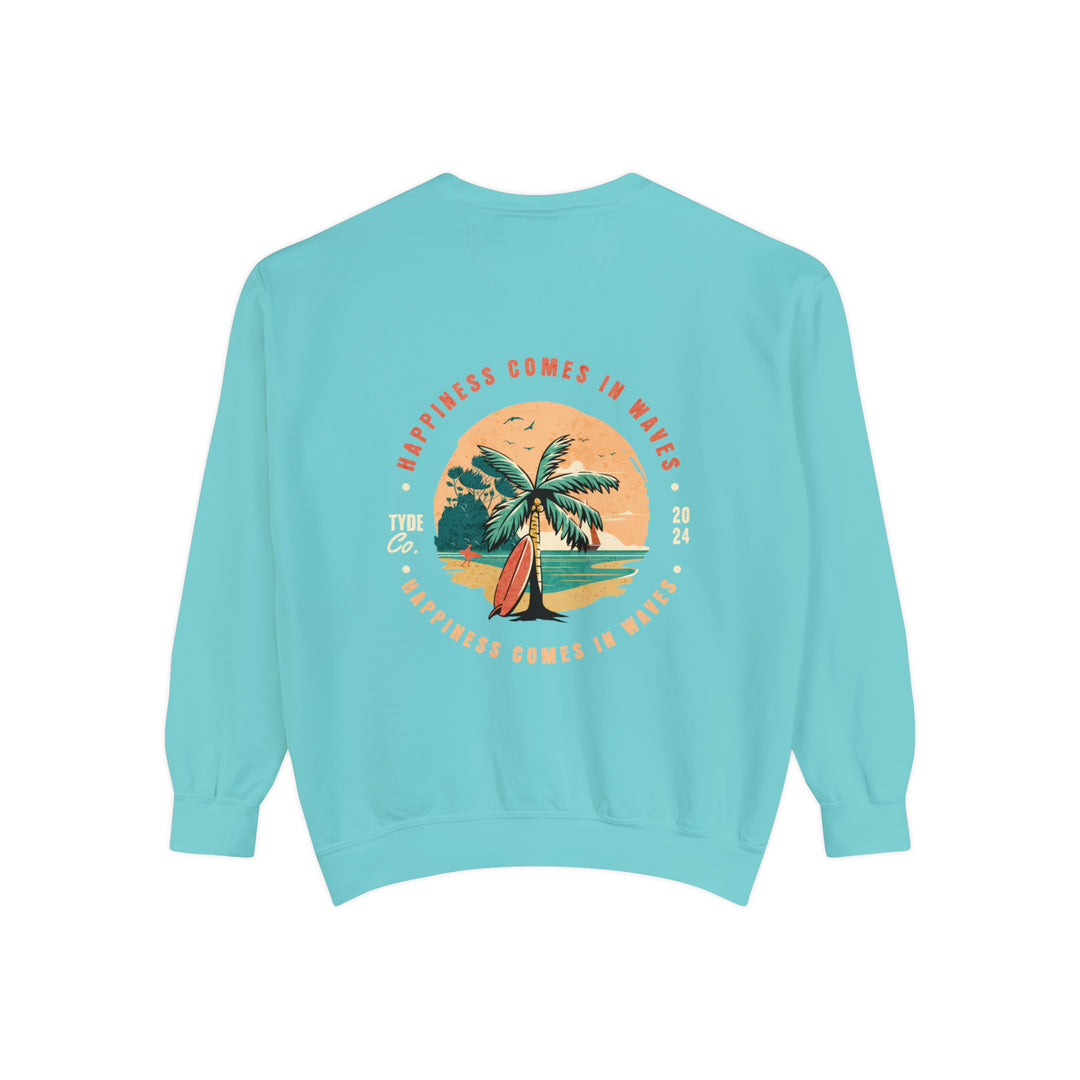 Happiness Comes in Waves Sweatshirt