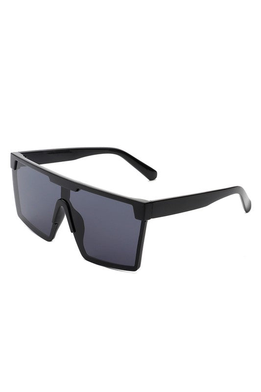 Keke Oversize Square Flat Top Sunglasses
