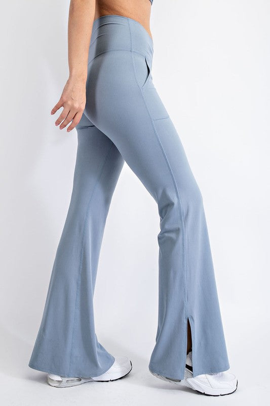 REM V Flared Yoga Pants with Pockets