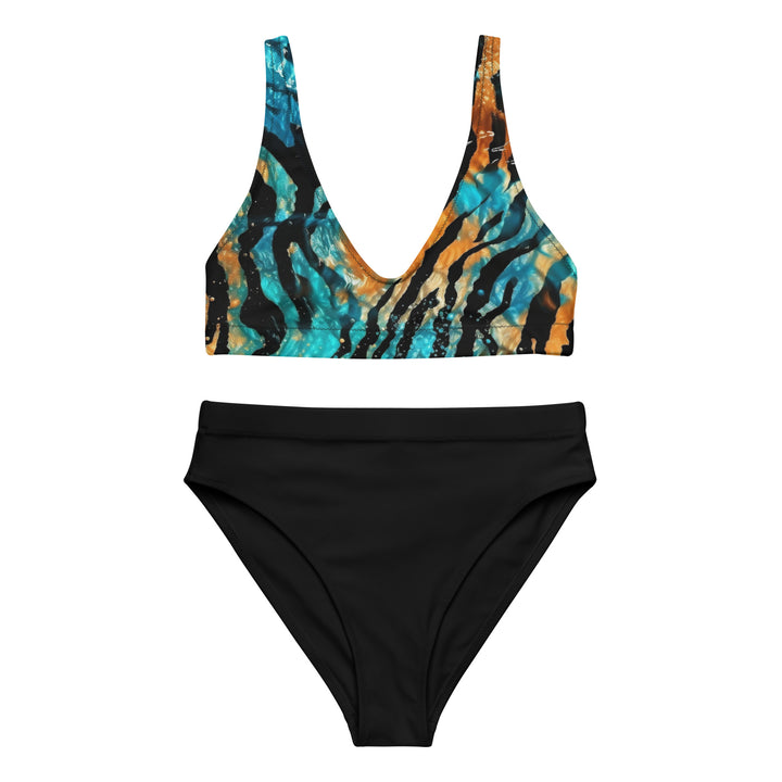 Tiger Neon High-waisted Bikini