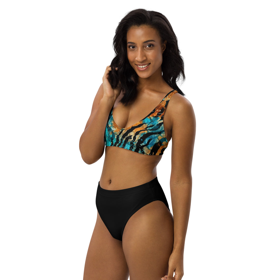 Tiger Neon High-waisted Bikini