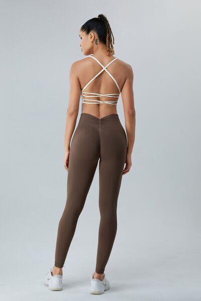 Got Back Ruched High Waist Leggings